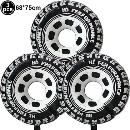 Tire Napkins Race Car Napkin Wheel Paper Napkin Car Party Decor Race Car Party Supplies for Birthday Baby Shower Birthday Party