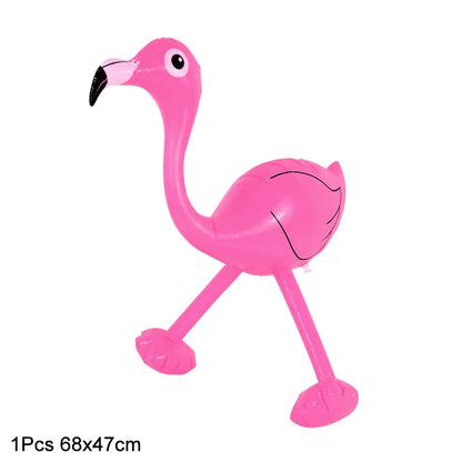 Hawaiian Party Decoration Palm Tree PVC Inflatale Toy Tropical Bird Ball Balloons Luau Summer Beach Birthday Party Supplies
