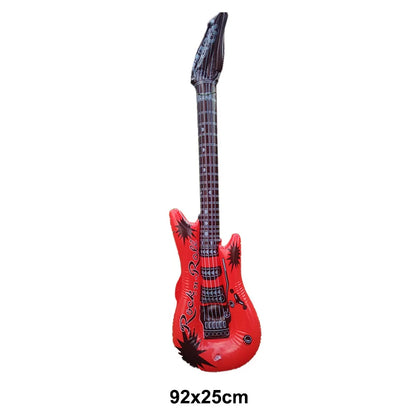 Inflatable Rock Star Toy Ballon Inflatable Party Props Balloons Guitar Saxophone Keyboard Piano Rock Toys Karaoke Party Decors