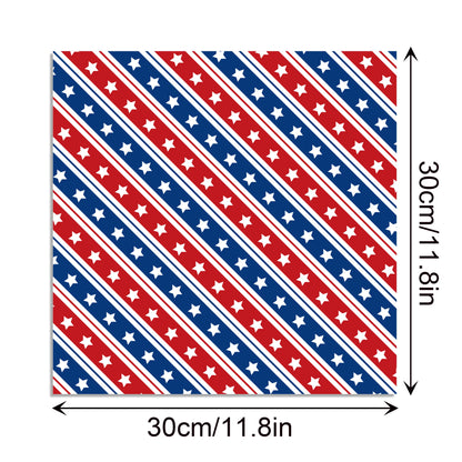 July 4th Day Independence Day Party Photobooth Props, Temporary Tattoo, Tablecover, Cake Stand, Washi Tape, Scrapbook Paper