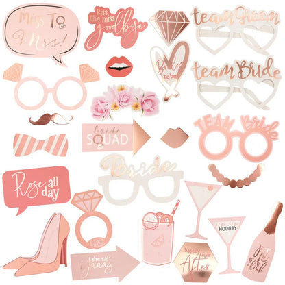 1Pcs Bride To Be Photo Booth Props Frame Bachelorette Party Decoration Engagement Wedding Photobooth Props Bridal Shower Supplie